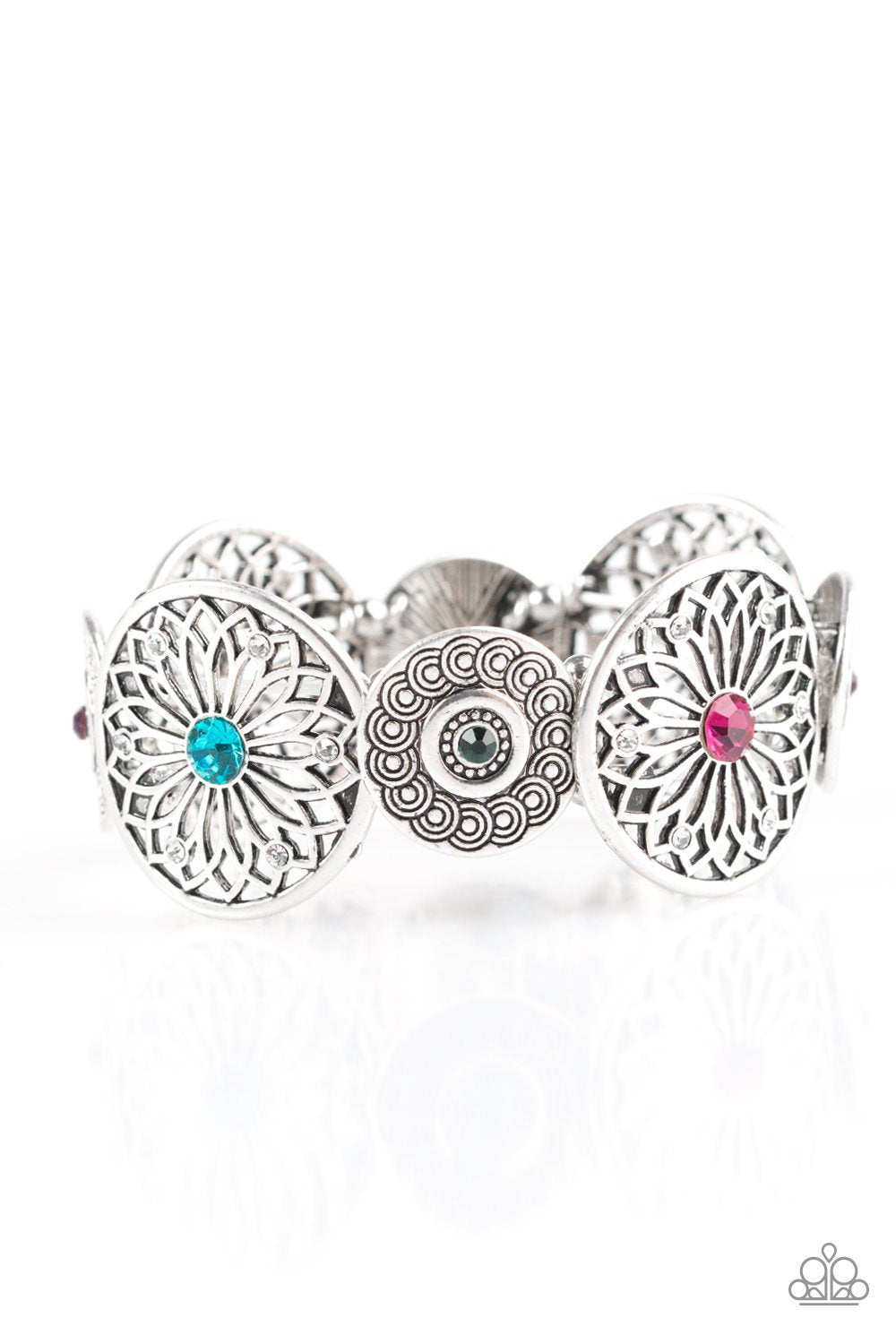 Paparazzi Bracelet ~ Love WHEEL Find A Way - Multi