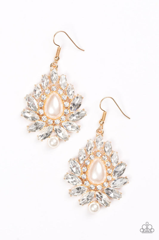 Paparazzi Earring ~ Trophy Trove - Gold