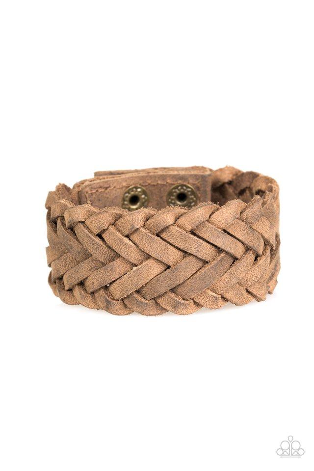 Paparazzi Bracelet ~ Pirate Port - Brown