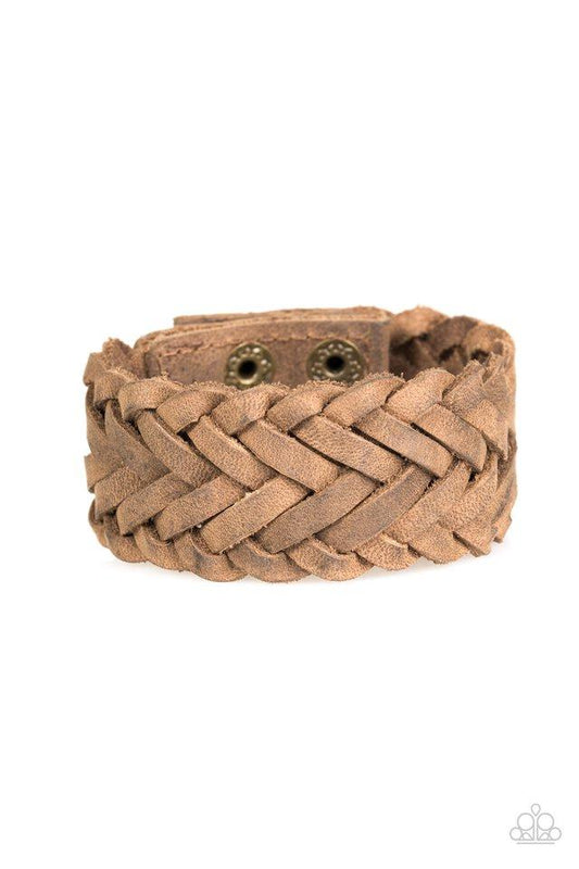 Paparazzi Bracelet ~ Pirate Port - Brown