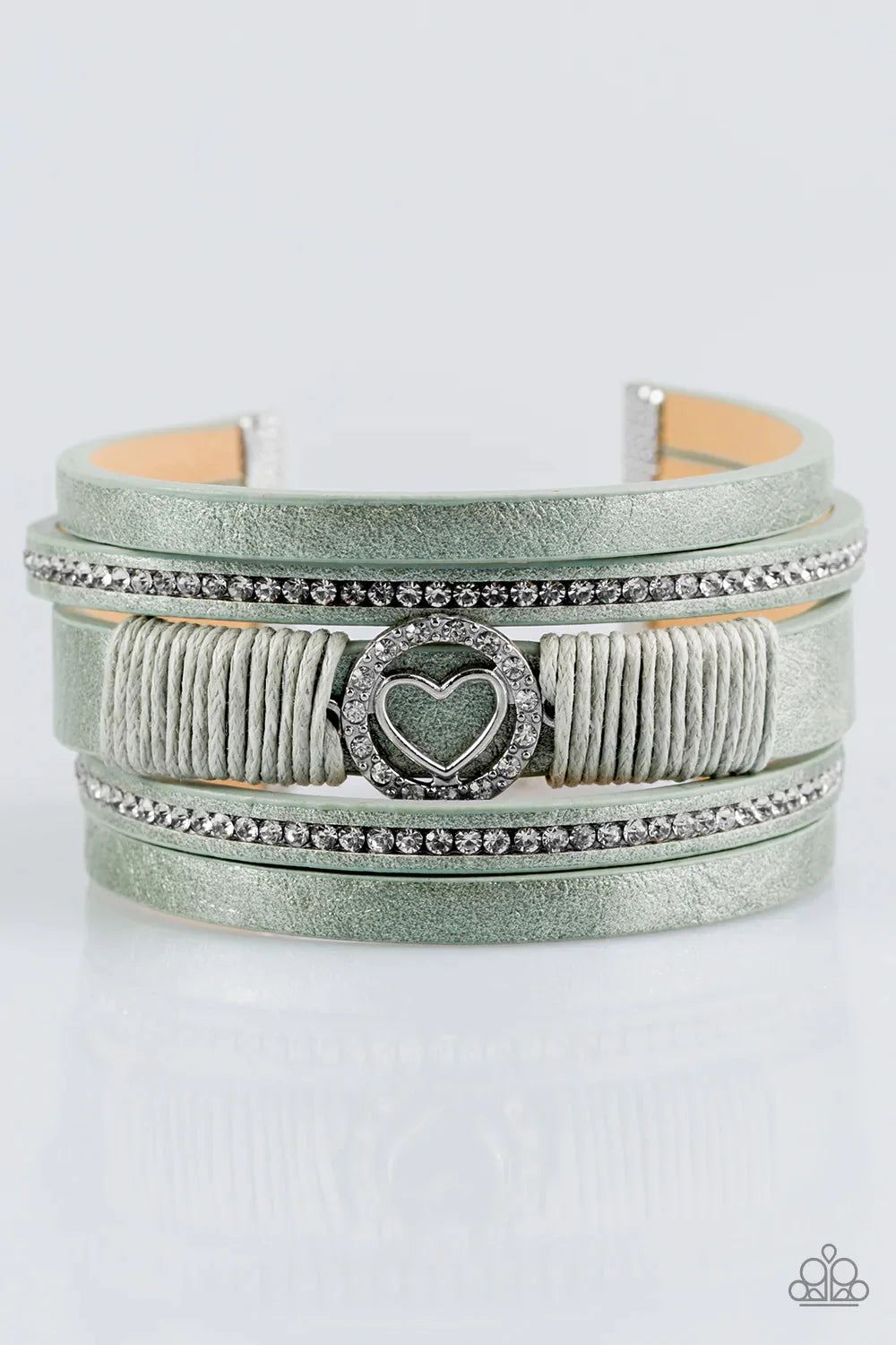 Paparazzi Bracelet ~ It Takes Heart - Green