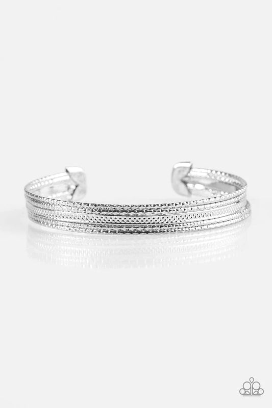 Paparazzi Bracelet ~ High Fashion - Silver