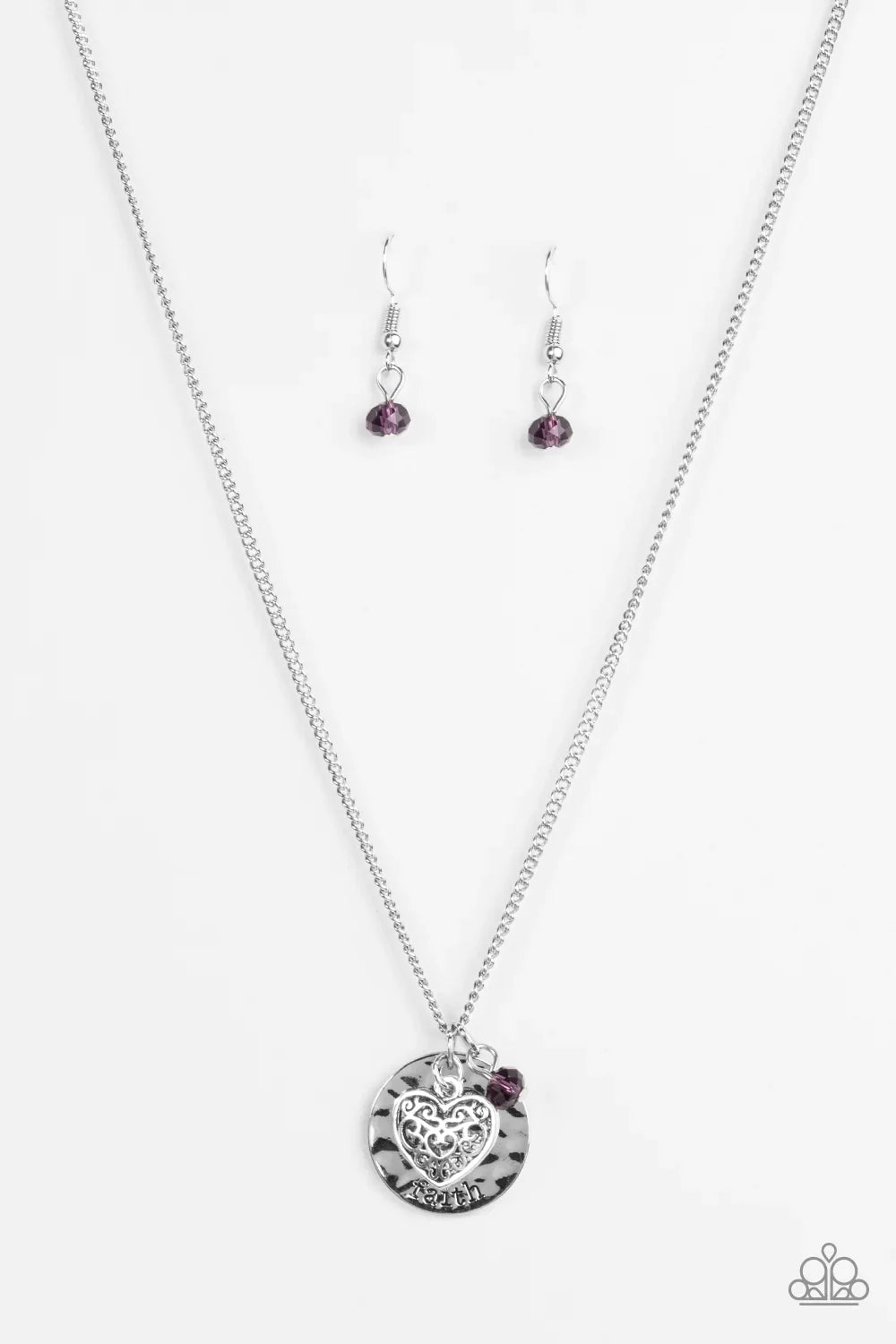 Paparazzi Necklace ~ A Show Of Good Faith - Purple