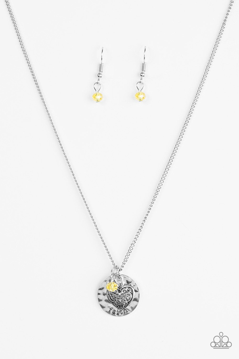 Paparazzi Necklace ~ A Show Of Good Faith - Yellow