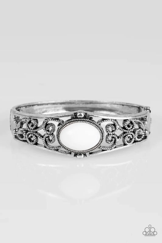 Paparazzi Bracelet ~ Joyful Journeys - White