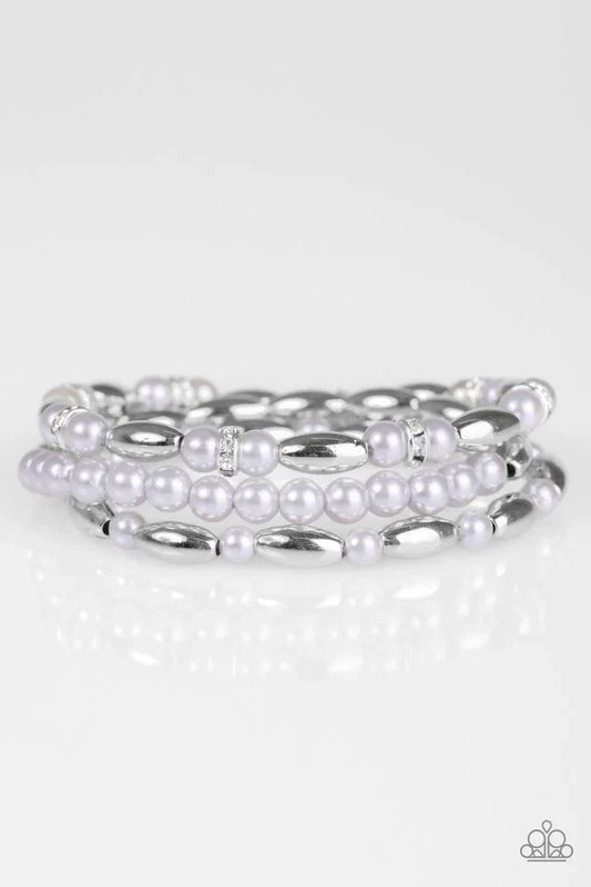 Paparazzi Bracelet ~ Chic Contender - Silver
