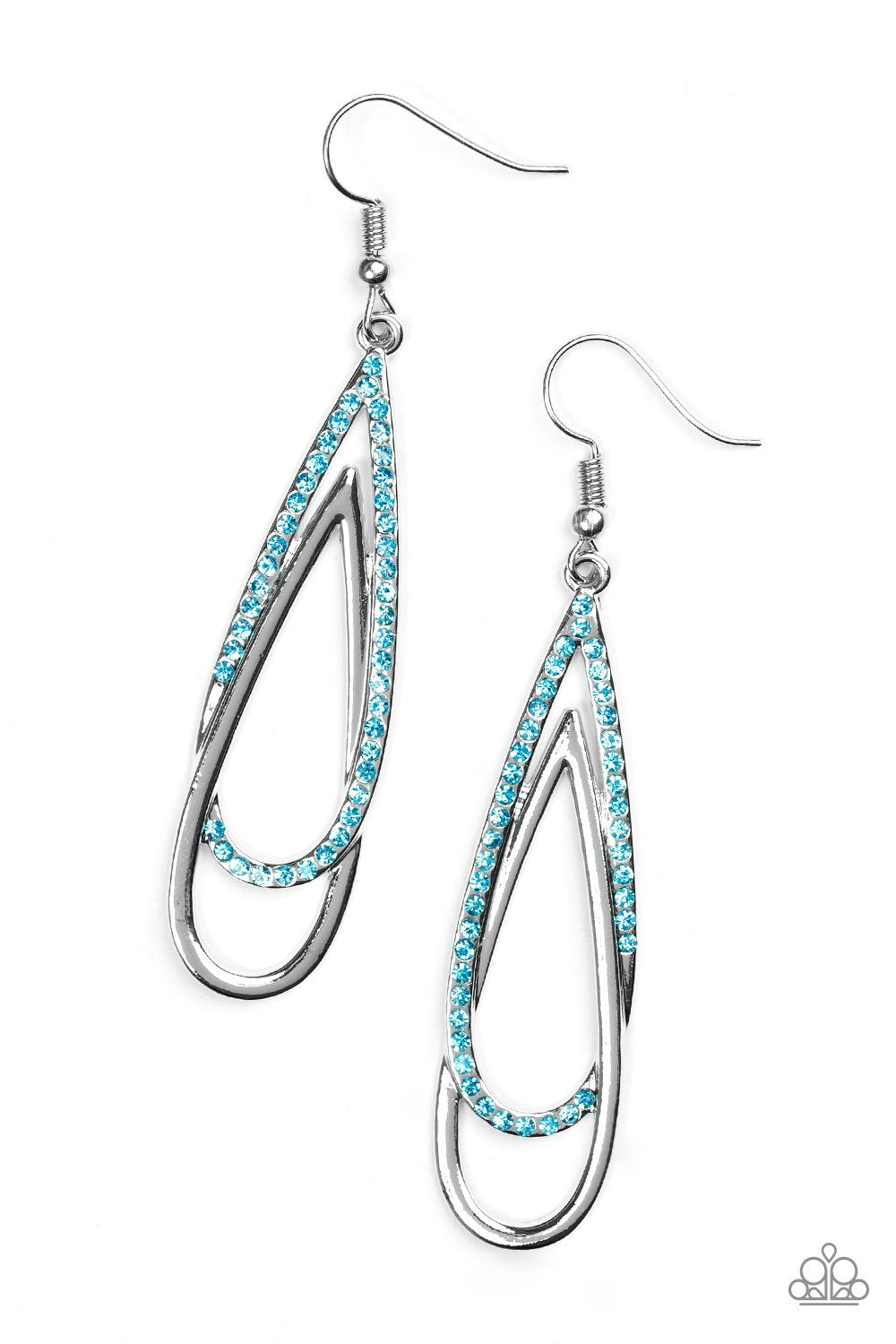 Paparazzi Earring ~ REIGN Storm - Blue