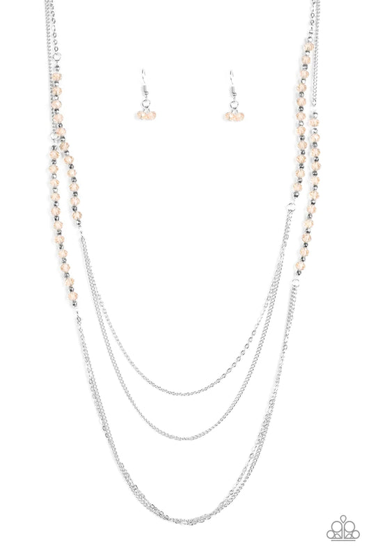 Paparazzi Necklace ~ Shimmer Showdown - Brown