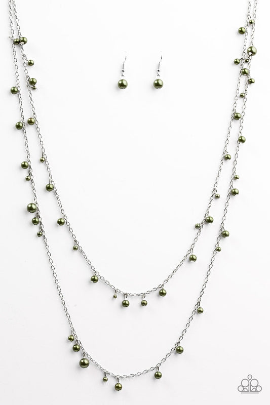 Paparazzi Necklace ~ A Good GLAM Is Hard To Find - Green
