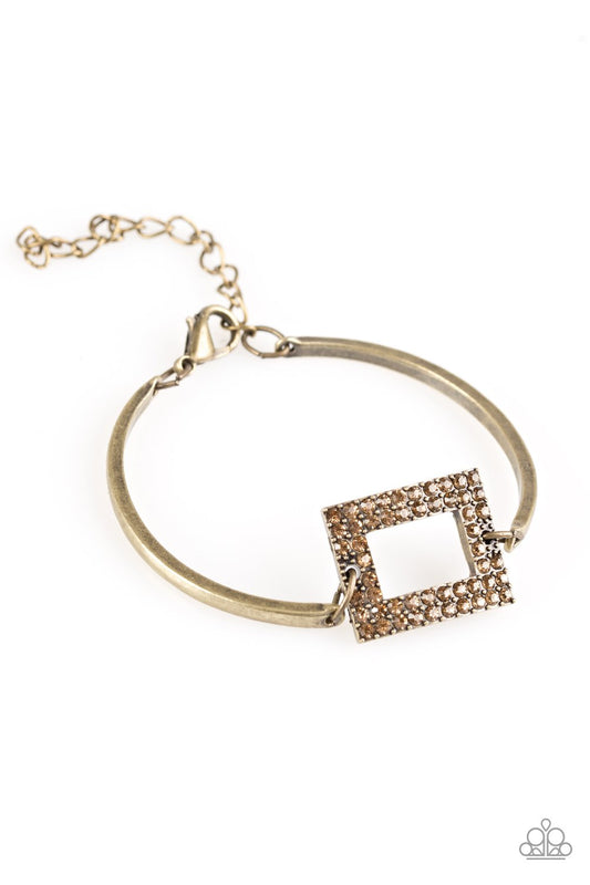 Paparazzi Bracelet ~ Main Street Metro - Brass