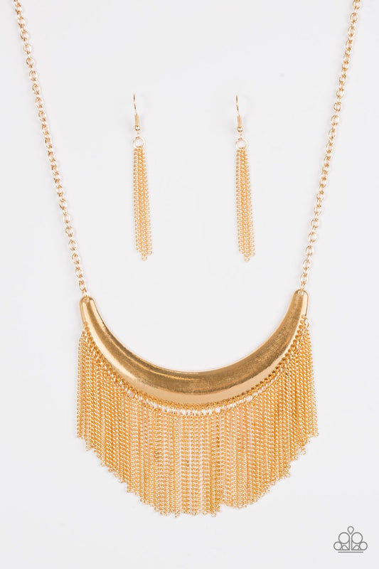 Paparazzi Necklace ~ Zoo Zone - Gold