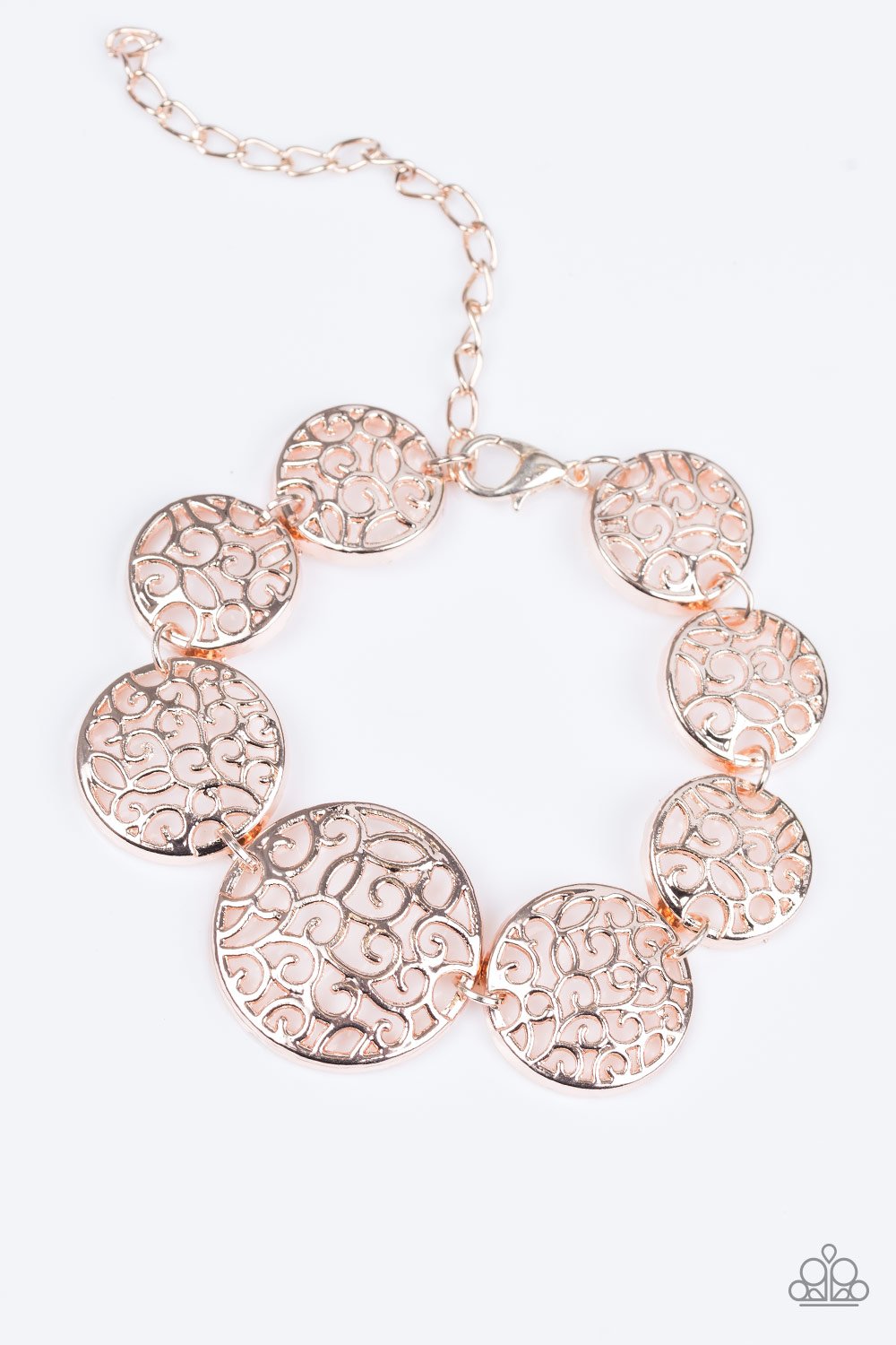 Paparazzi Bracelet ~ Dream WHIRL - Rose Gold