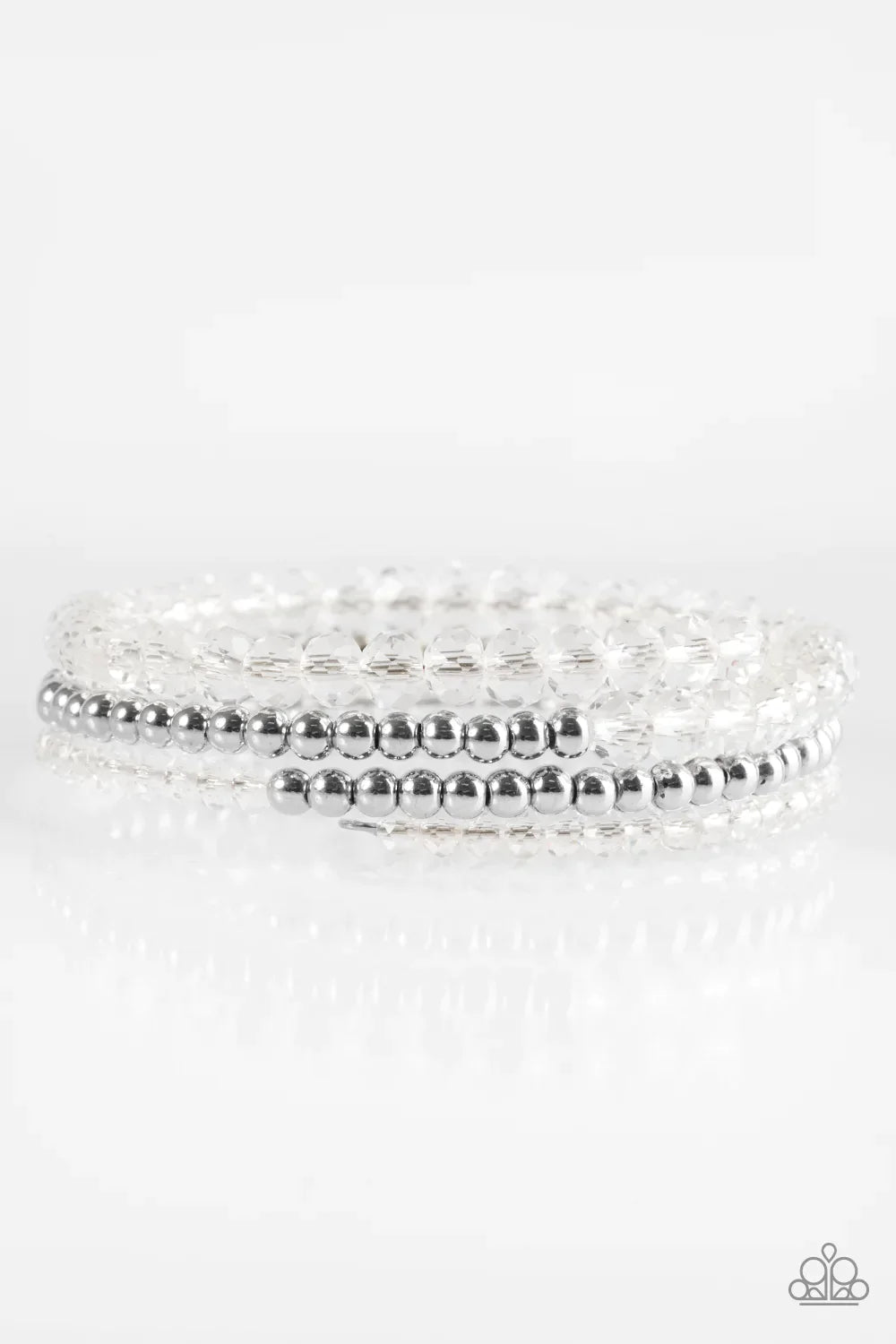 Paparazzi Bracelet ~ Luminous Luster - White