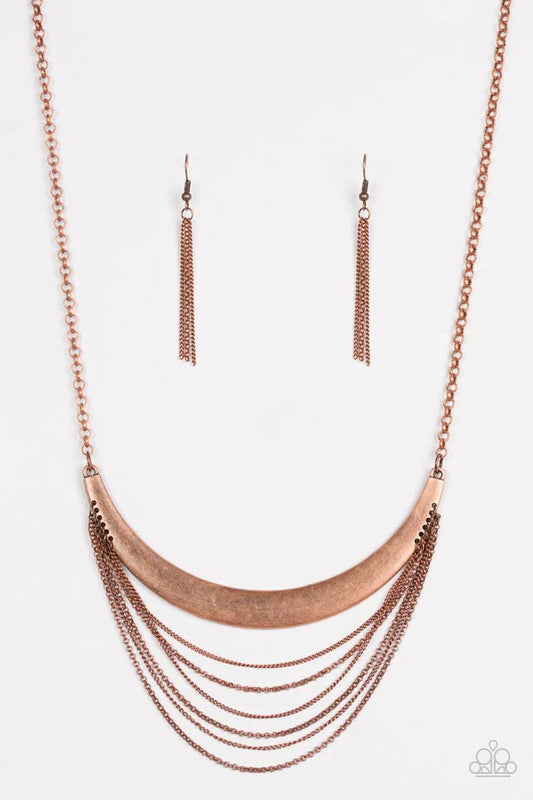 Paparazzi Necklace ~ Way Wayfarer - Copper