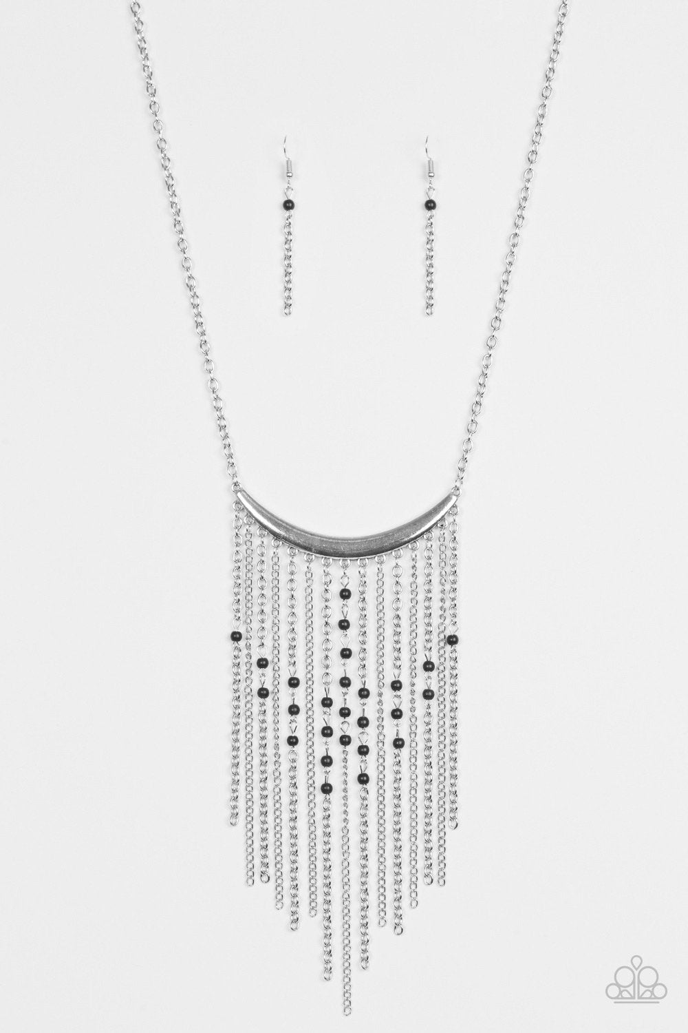 Paparazzi Necklace ~ Runaway Rumba - Black