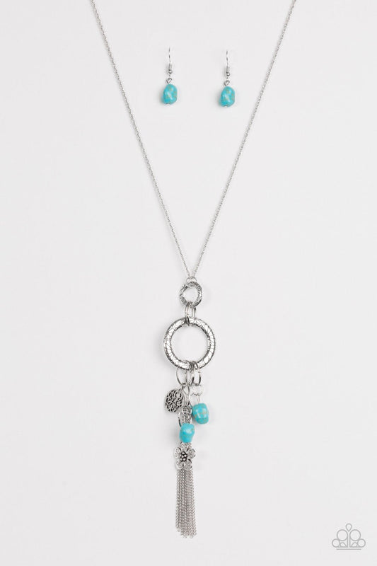 Paparazzi Necklace ~ Tour de Desert - Blue
