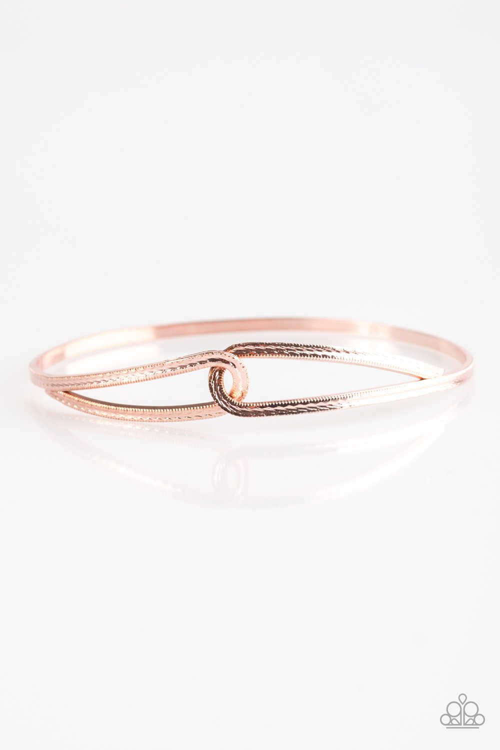Paparazzi Bracelet ~ Elegant Expressionist - Rose Gold