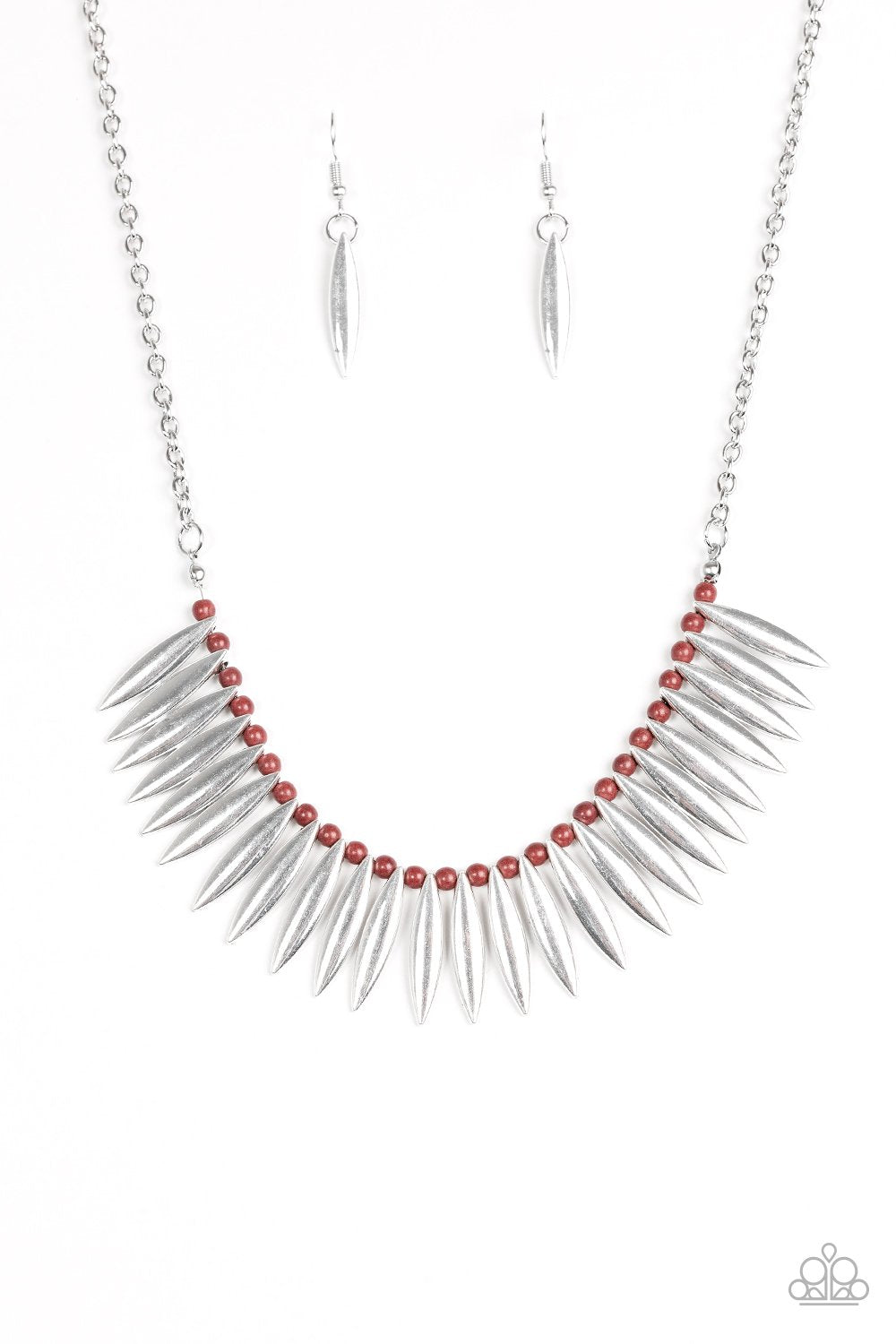 Paparazzi Necklace ~ Tameless Tigress - Brown