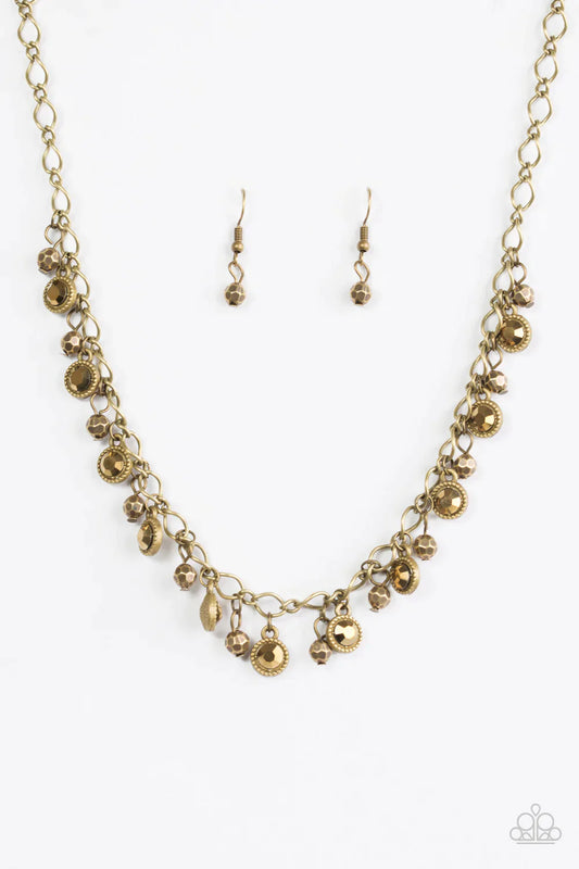 Paparazzi Necklace ~ City Couture - Brass