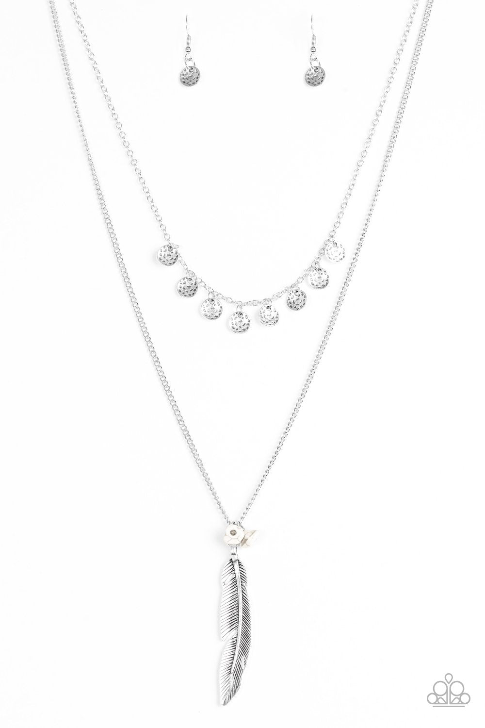 Paparazzi Necklace ~ Mojave Musical - White