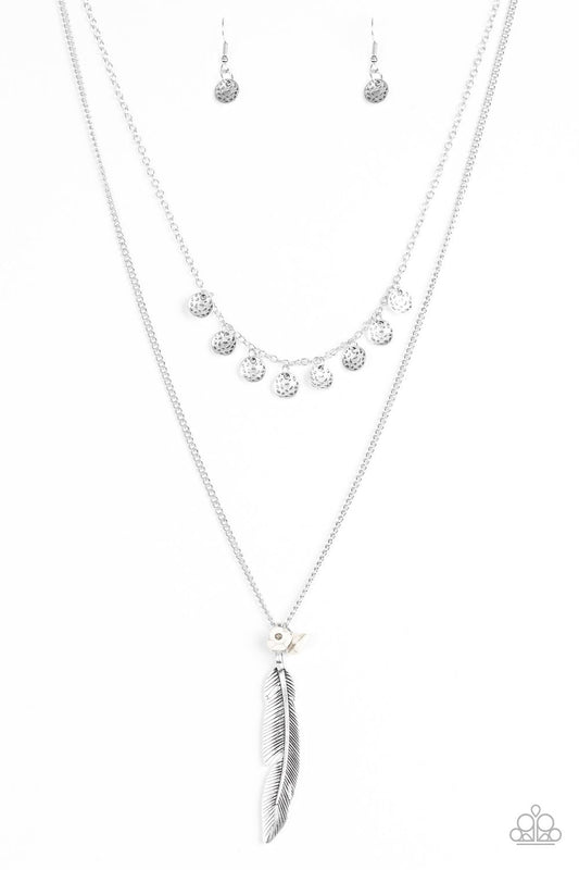 Paparazzi Necklace ~ Mojave Musical - White