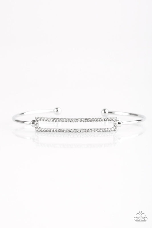 Paparazzi Bracelet ~ Money In The Bank - White