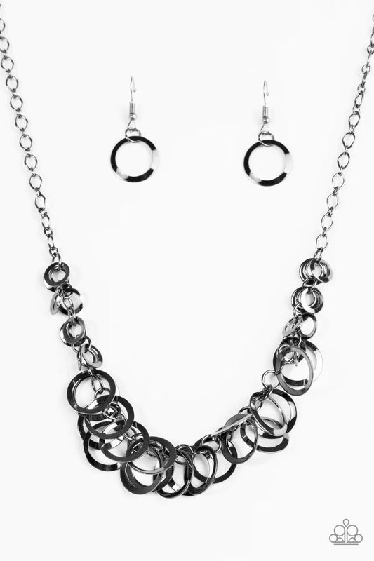 Paparazzi Necklace ~ Royal Circus - Black