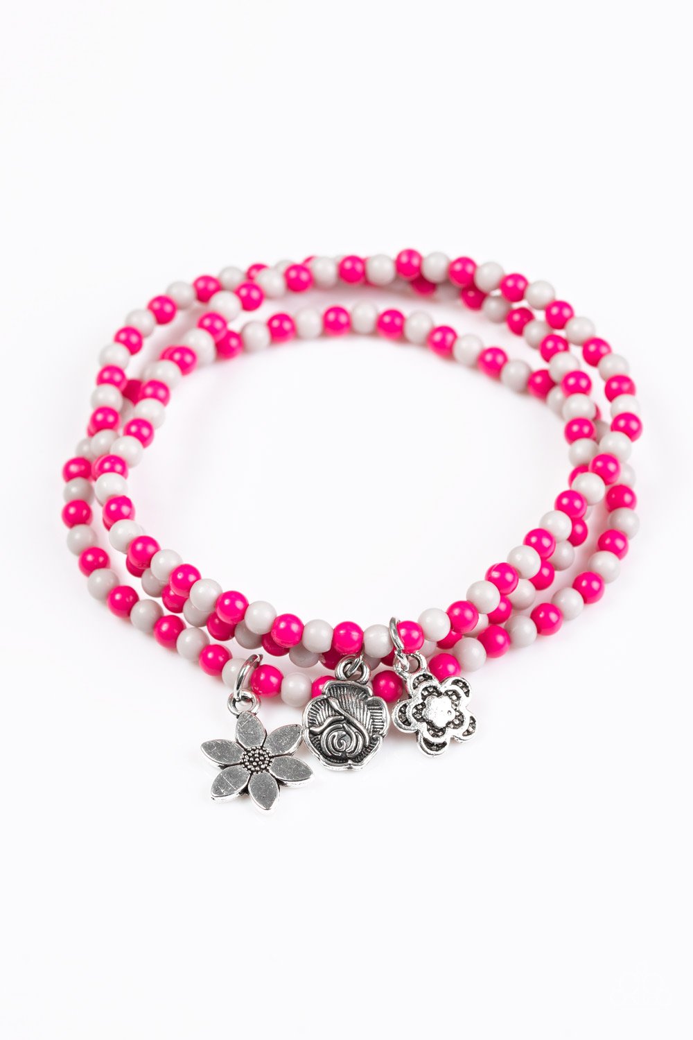 Paparazzi Bracelet ~ Rooftop Gardens - Pink