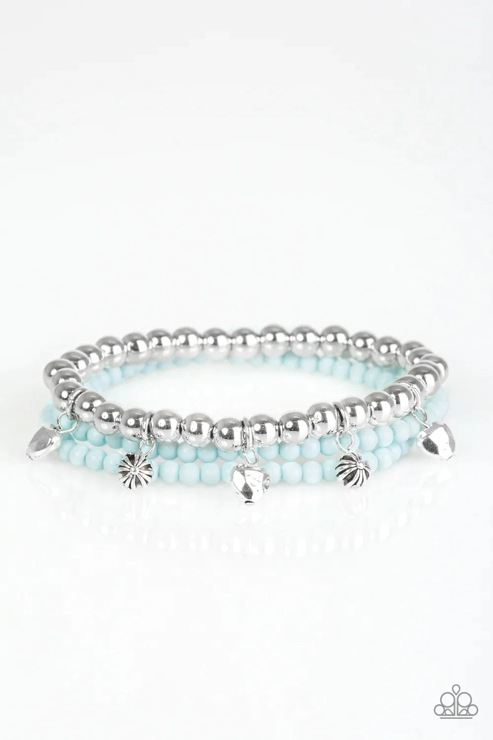 Paparazzi Bracelet ~ Springtime Sweethearts - Blue