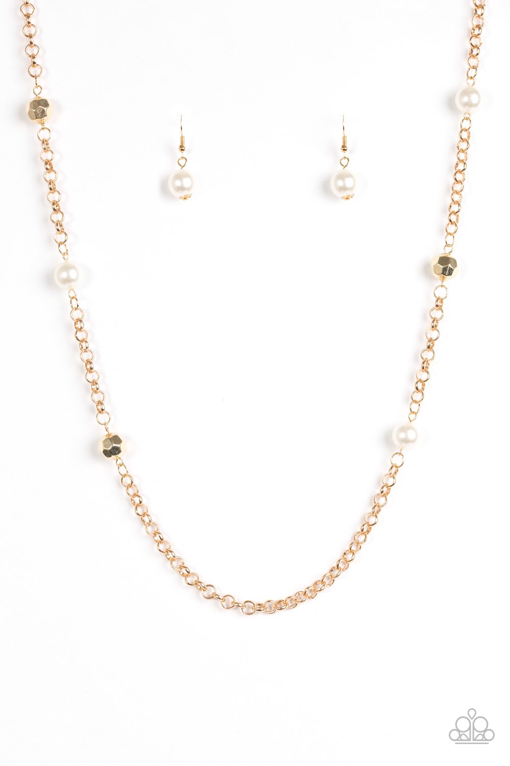 Paparazzi Necklace ~ Showroom Shimmer - Gold