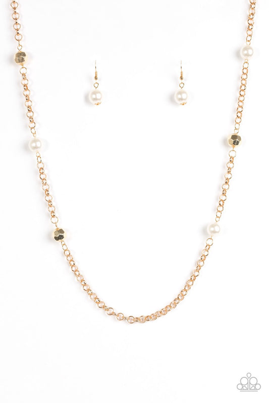 Paparazzi Necklace ~ Showroom Shimmer - Gold