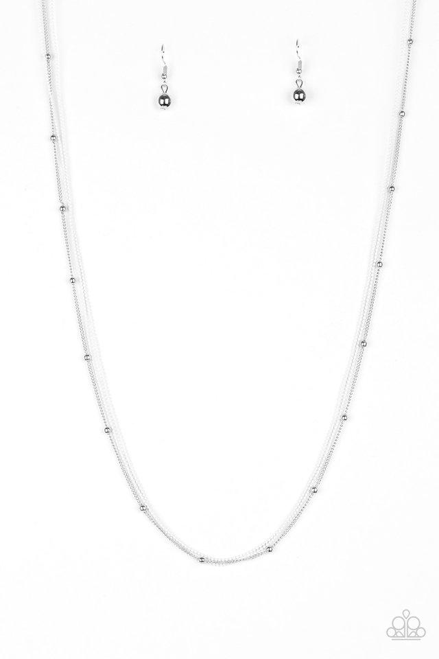 Paparazzi Necklace ~ Colorfully Chic - White