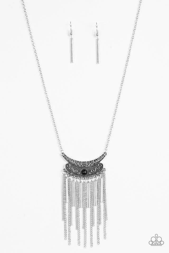 Paparazzi Necklace ~ Take ZEN - Black