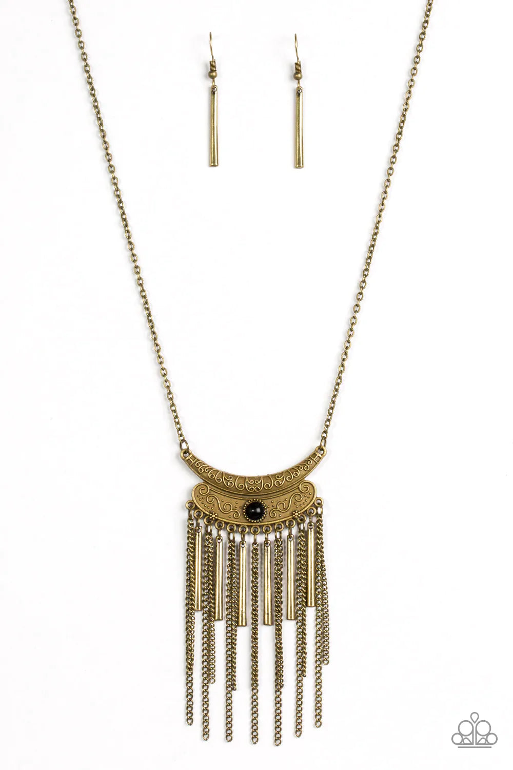 Paparazzi Necklace ~ Take ZEN - Brass