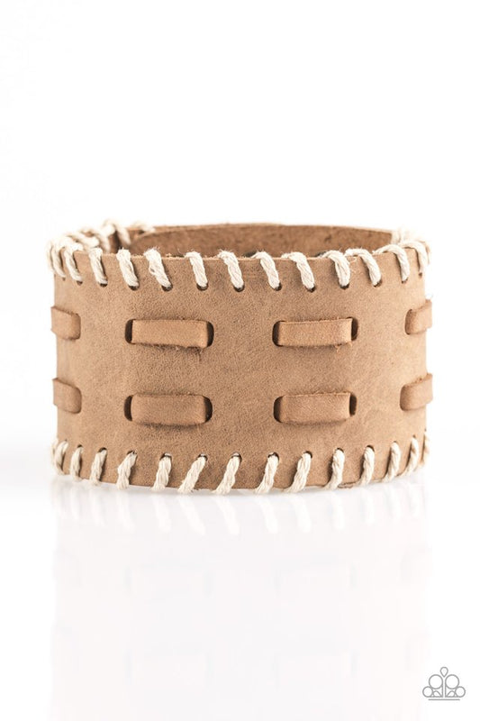 West RIDE Story - Brown - Paparazzi Bracelet Image