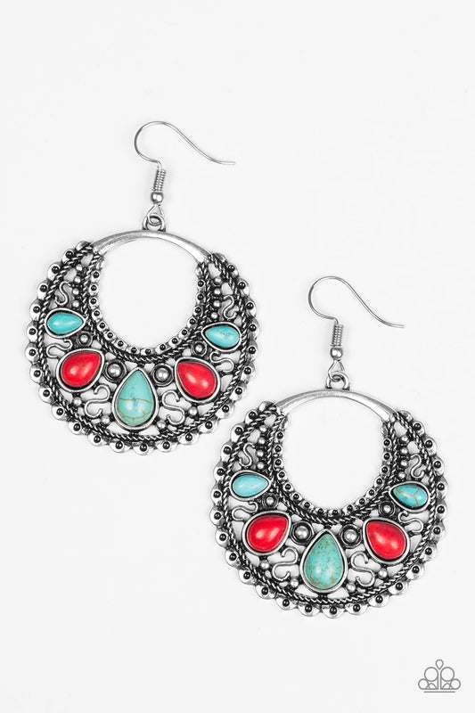 Paparazzi Earring ~ Desert Springs - Multi