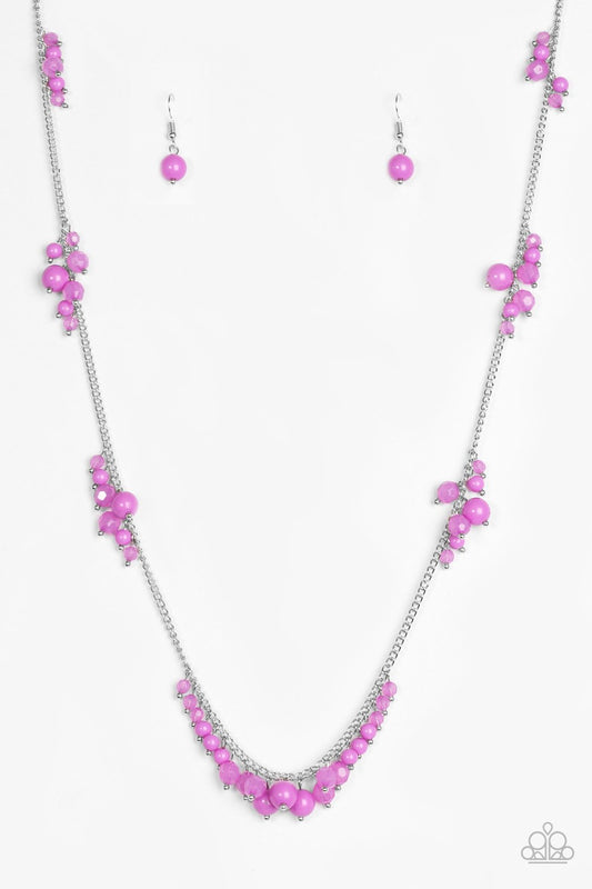 Paparazzi Necklace ~ Coral Reefs - Purple