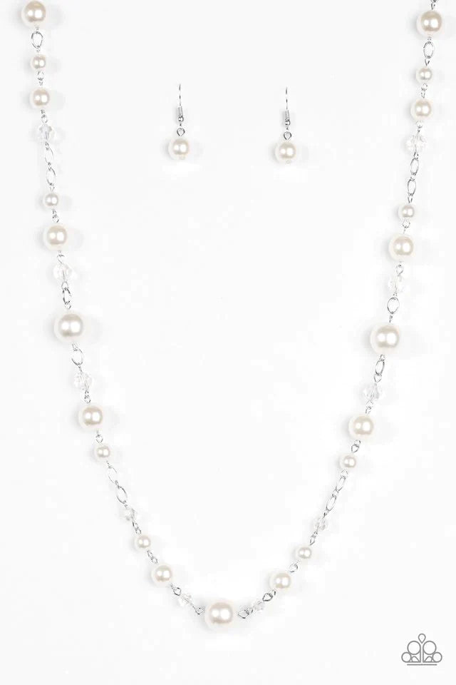 Paparazzi Necklace ~ Make Your Own LUXE - White