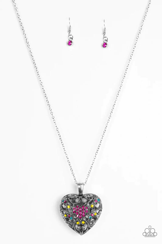 Paparazzi Necklace ~ Heartless Heiress - Multi