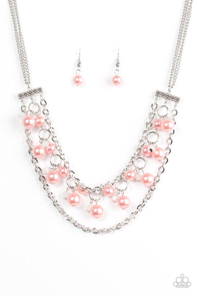 Paparazzi Necklace ~ Rockefeller Romance - Orange