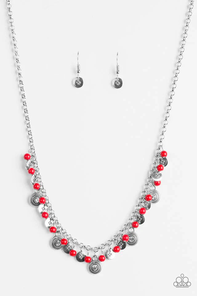 Paparazzi Necklace ~ Fashion Formal - Red