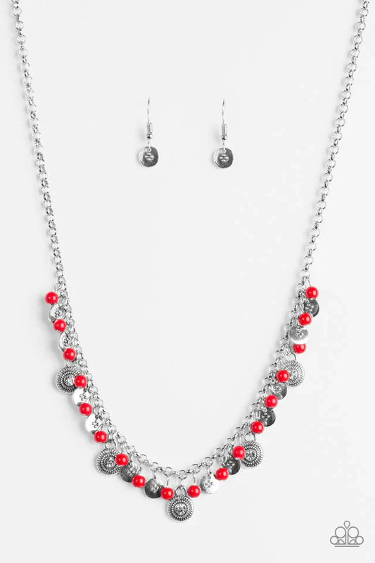 Paparazzi Necklace ~ Fashion Formal - Red