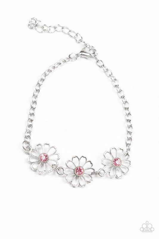 Paparazzi Bracelet - Dancing Daffodils - Pink