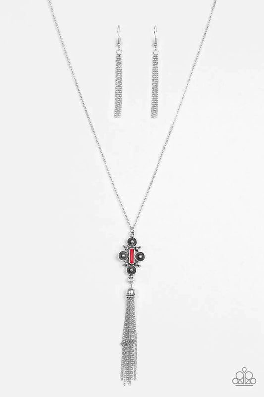 Paparazzi Necklace ~ Sedona Skies - Red