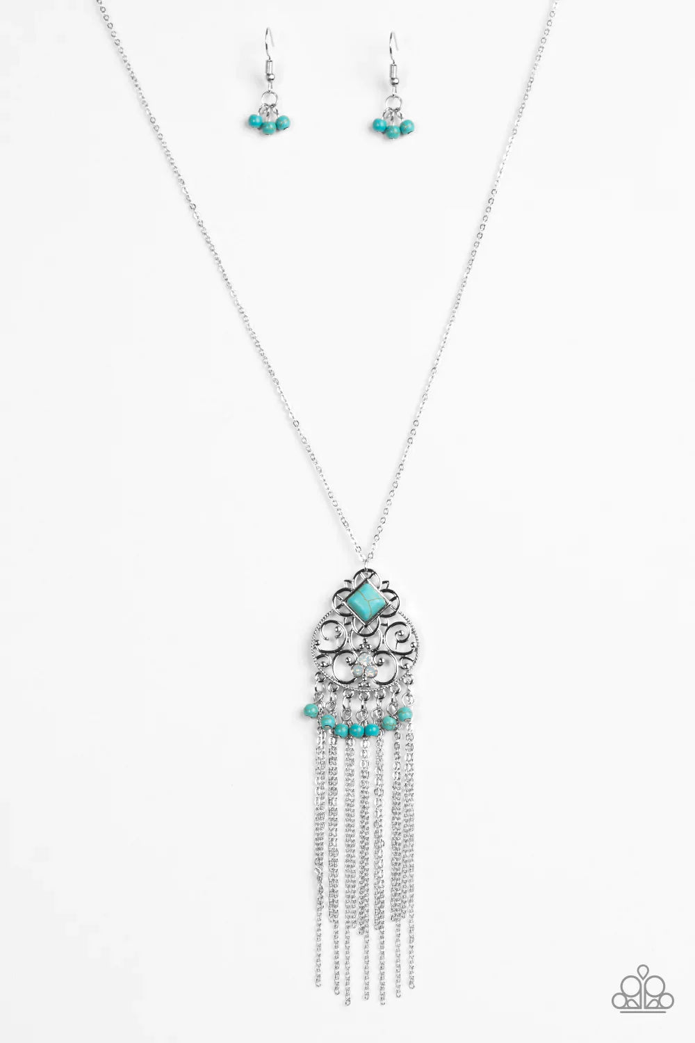 Paparazzi Necklace ~ Whimsically Western - Blue