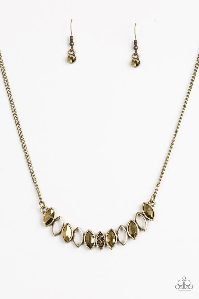 Paparazzi Necklace ~ Get Your Moneys Worth - Brass