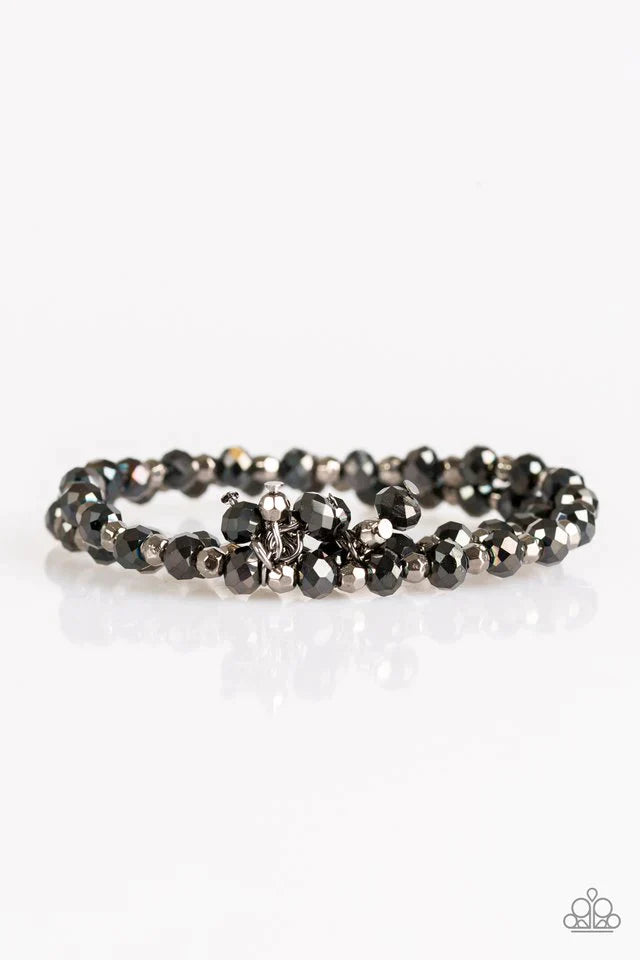 Paparazzi Bracelet ~ Sink or Shimmer - Black