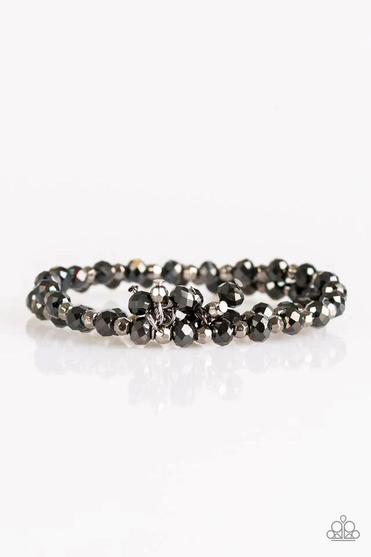 Paparazzi Bracelet ~ Sink or Shimmer - Black