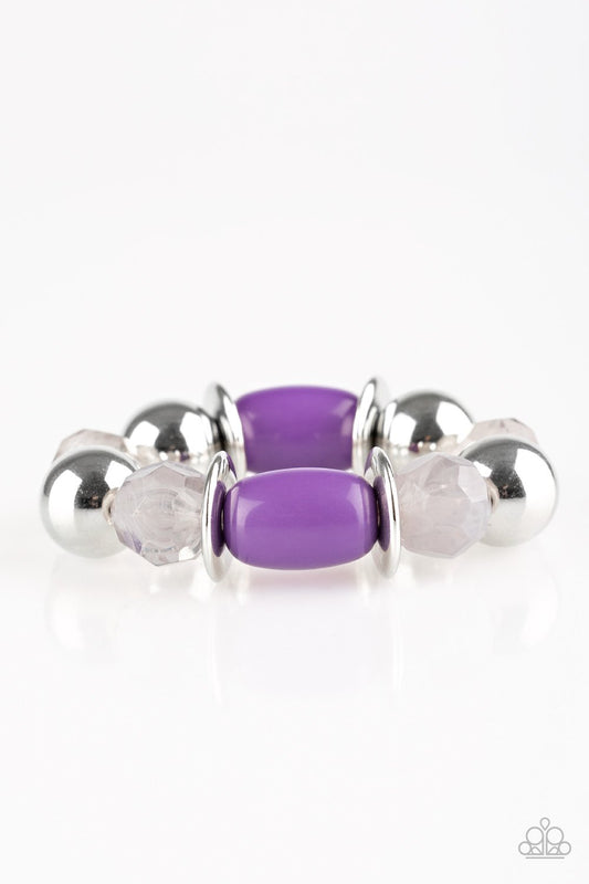 Paparazzi Bracelet ~ BAY After BAY - Purple