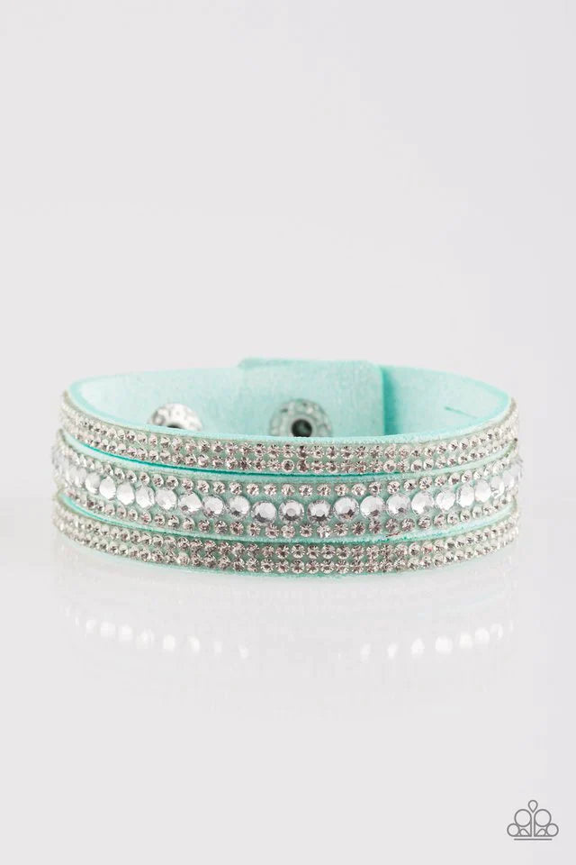 Paparazzi Bracelet ~ Harlem Hustle - Blue